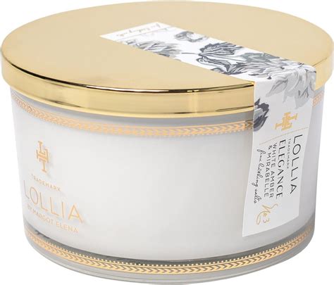 Lollia Elegance Fine Bath Salts 20 Oz White Amber