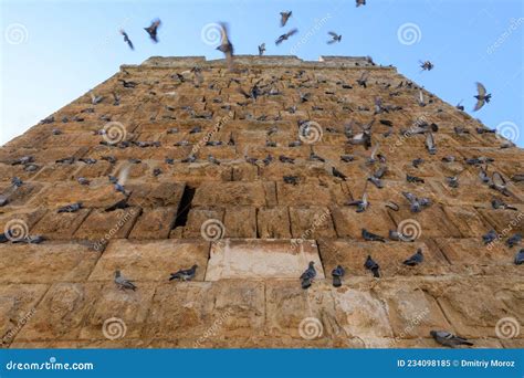 Palomas En La Entrada De Hadrian Del Casco Antiguo De Antalya Imagen de ...