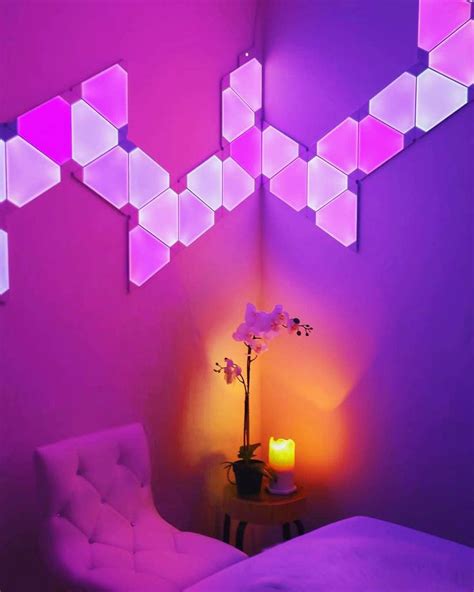 Nanoleaf Light Panels Rhythm Smarter Kit Pk Idee Deco