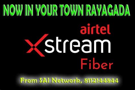 Fiber Airtel Xtreme 300 Unlimited 3333gb At ₹ 499month In Rayagada