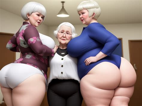 Free High Resolution Images White Bbw Granny Very Short Hairstyle