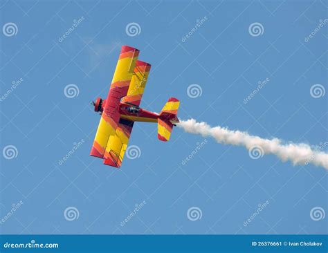 Colorful Old Biplane Stock Image Image Of Airplane Colorful 26376661