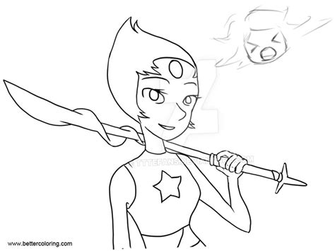 Blue Pearl Coloring Pages Steven Universe Coloring Pages
