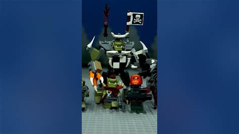 Лего кастом Орк варбосс из Warhammer 40000 #lego #legocustom #legoorc # ...