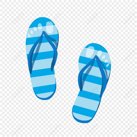 Gambar Sandal Biru PNG Unduh Gratis Lovepik