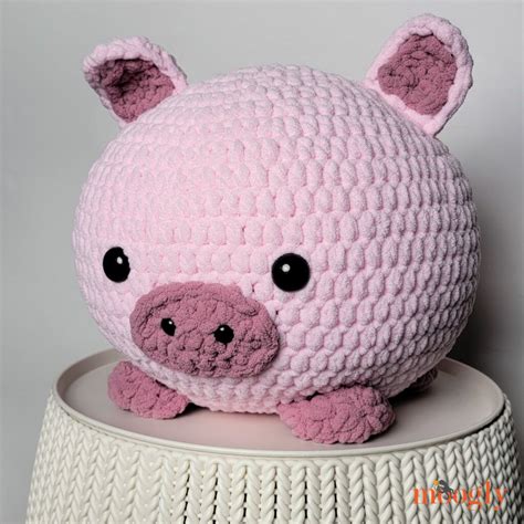 The Pig Squish Is A Cuddly Squishy Free Crochet Pattern On Moogly That