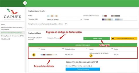 Capufe Facturación En Línea Como Facturar Tus Casetas