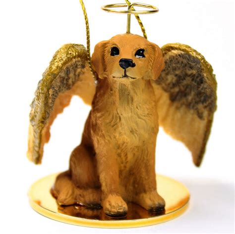 Golden Retriever Dog Figurine Angel Statue | eBay