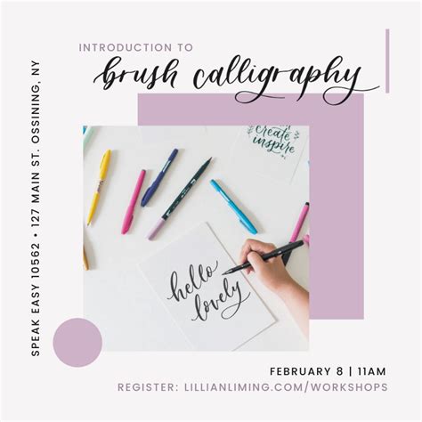 Intro to Brush Calligraphy | InOssining.com