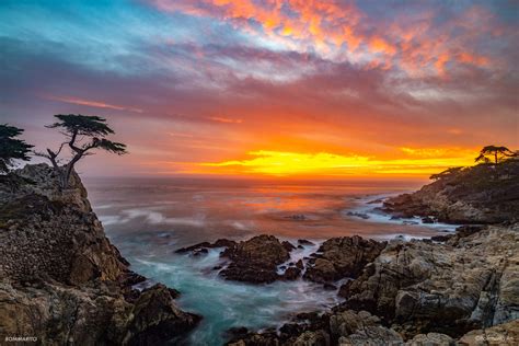 Monterey Coast Sunset - Bommarito Art