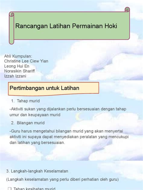 Mpu 3041 Rancangan Latihan Permainan Hoki Pdf