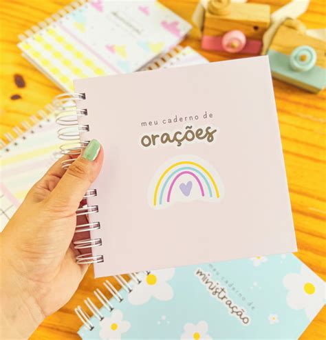 Mini Caderno de Oração Personalizado Elo7 Produtos Especiais