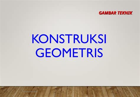 Gambar Teknik3geometris Bidang Datarppt