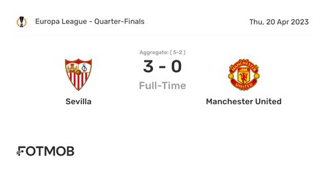 Sevilla Vs Manchester United Live Score Predicted Lineups And H2h Stats