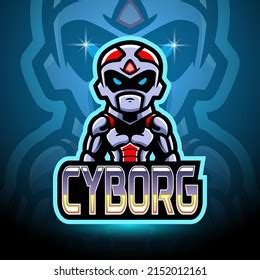 Cyborg Esport Logo Mascot Design Stock Vector Royalty Free 2152012161