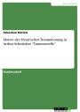 Motive Der Freud Schen Traumdeutung In Arthur Schnitzlers Traumnovelle