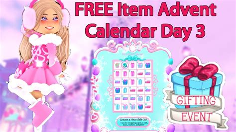 FREE Accessory Day 3 Advent Calendar Royale High Christmas Update YouTube