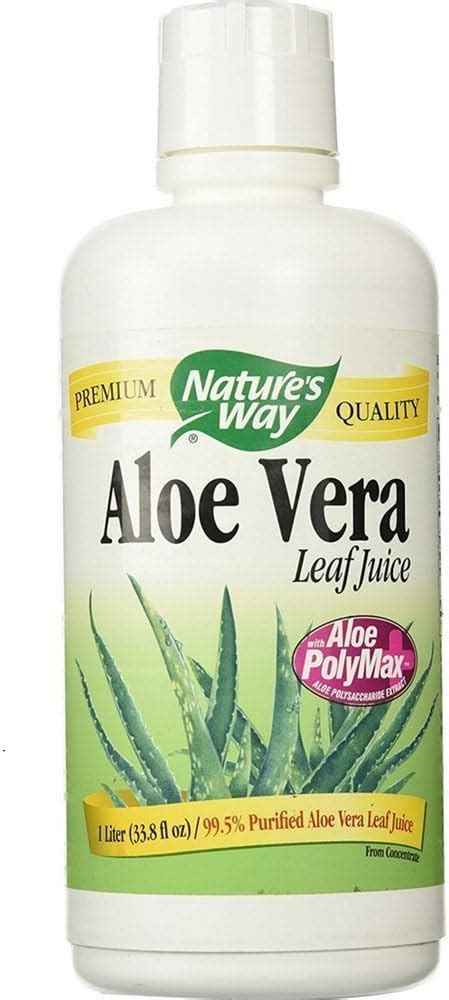 Amazon Nature S Way Aloe Vera Leaf Juice Fl Oz Pack Of