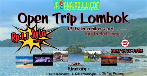 Open Trip Lombok Murah