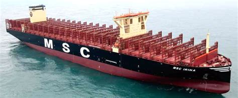 MSC shatters records with delivery of 24,346TEU MSC Irina | Ships Monthly