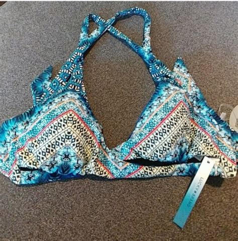 Lucky Brand Swim Lucky Brand Nwt Strappy Reversible Bikini Top Poshmark
