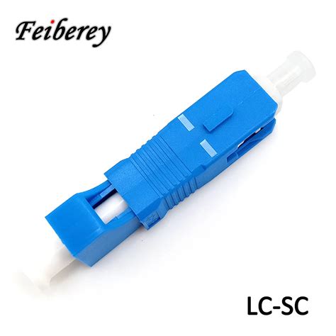 Lc Upc Female To Sc Upc Male Fiber Optic Hybrid Adapter For Singlemode Sm 9 125 Optical Fiber