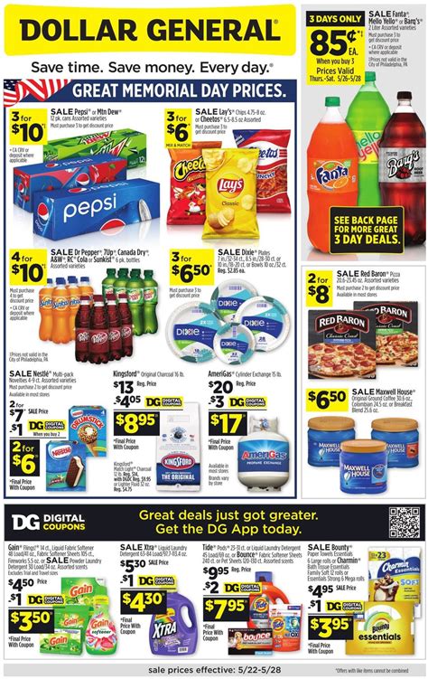 Dollar General Ad Circular 05 22 05 28 2022 Rabato