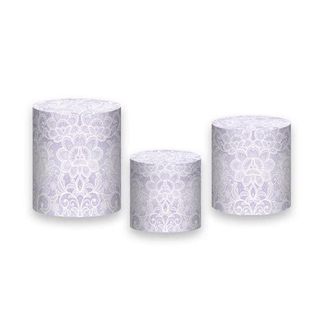 Trio De Capas De Cilindro Ch De Lingerie Llil S Suave Via Cores Paineis De Festa