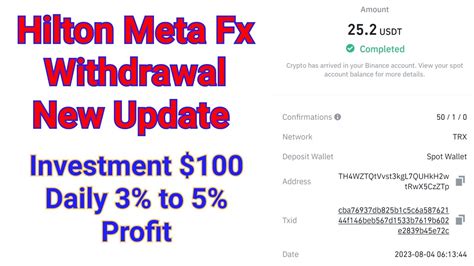 Hilton Meta Fx New Update Withdrawal Details Tamil Full Video