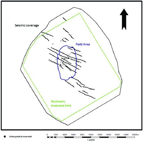 Field Map With Seismic Coverage Stochastic Inversion Limit And The