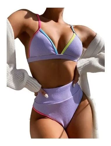 Bikini Bikini Bojo Pin Up Retro Cintura Alta Hot Pant Plus Cuotas Sin Inter S