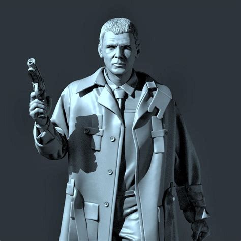 Blade Runner Deckard Statue 3D Spartan Shop