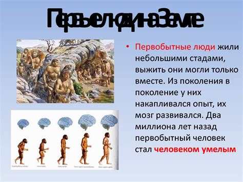 Как первобытный человек стал разумным - презентация онлайн