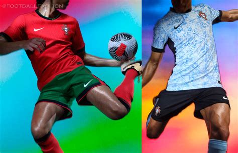 Portugal 202425 Nike Home And Away Kits Football Fashion