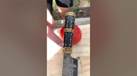 Самый острый кухонный нож 😱🙏 #ножи #нож #knife #топ #нождляохоты # ...
