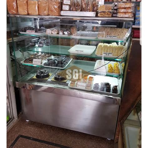 Stainless Steel Air Cooled Bakery Item Display Counter At Best Price In