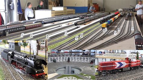 Xxl Modellbahn Modul Fahrtreffen Spur Gigantisch Gro Er Bahnhof In