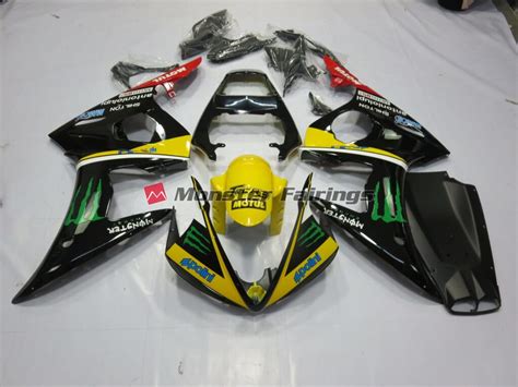 Yellow Monster R6 05 Monster Fairings