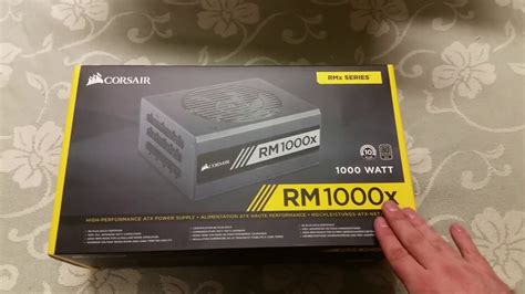 Unboxing Of The Corsair Rmx Series Rm X Youtube