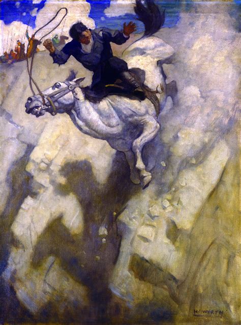 Newell Convers Wyeth 1882 1945 Nra 1908 1945 Horse Fell With