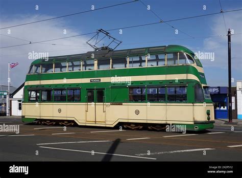 Blackpool Corporation Tramways Balloon Car Walter Luff Stock