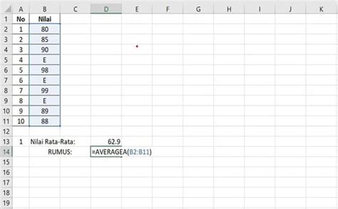 Fungsi Average Cara Menghitung Rumus Rata Rata Excel Coding Studio