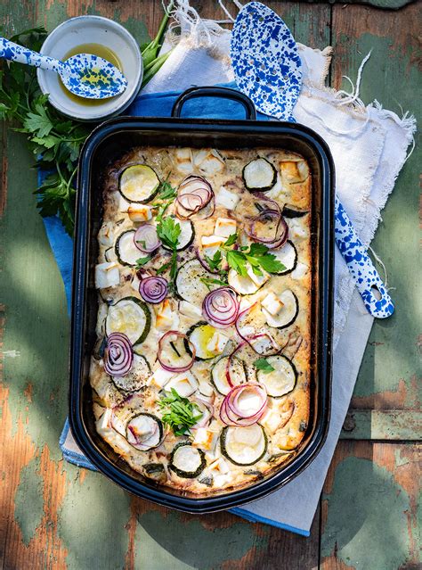 Zucchini Feta Auflauf So W Rzig Schnell Einfach Lecker