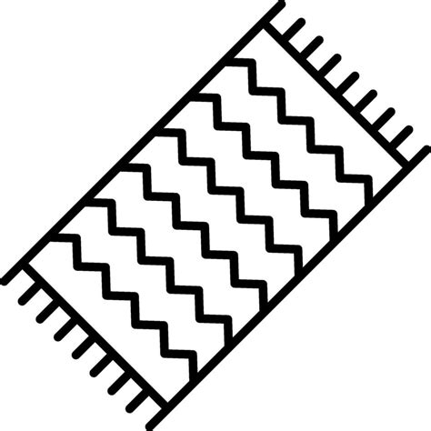 Beach Towel Line Icon 36610935 Vector Art At Vecteezy