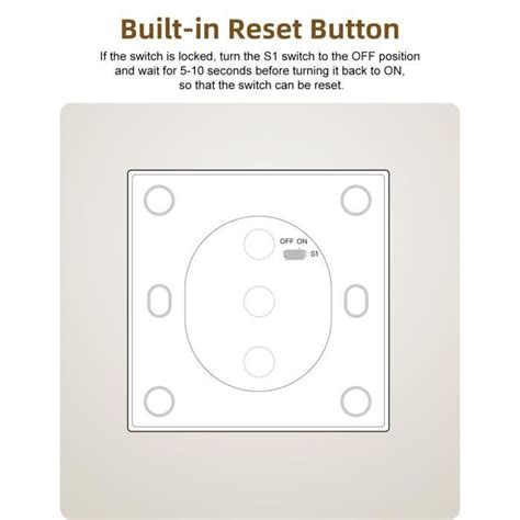 80 80mm Interrupteur Volet Roulant Connecté WiFi Volet Roulant