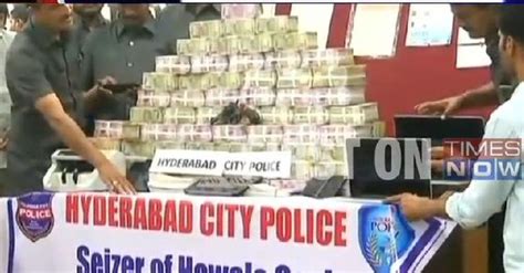 Ahead Of Telangana Polls Hyderabad Cops Bust Hawala Racket Cash Worth