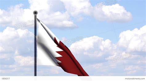 Animated Flag Of Qatar / Katar Stock Animation | 1894317