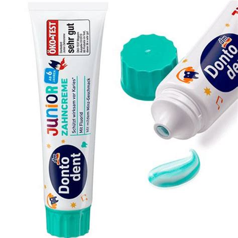 Купить Зубна паста дитяча Dontodent Junior 100 мл, цена 74 ₴ — Prom.ua ...