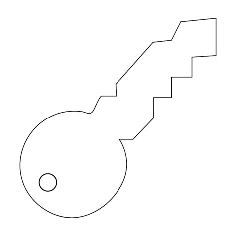 Premium Vector Continuous Single Line Art Drawing Of Lock Key Outline