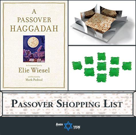 Passover Shopping List The Only Shopping And Grocery List You’ll Ever Need 2022 Amen V Amen